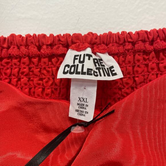 Future‎ Collective Women's Holiday Sweetheart Bow Mini Dress Red Size XXL - Picture 4 of 6